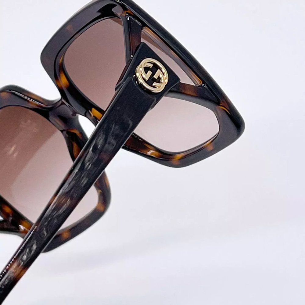 Sale! New Gucci Women's 60mm Havana Brown Sunglasses! - Picture 7 of 7
